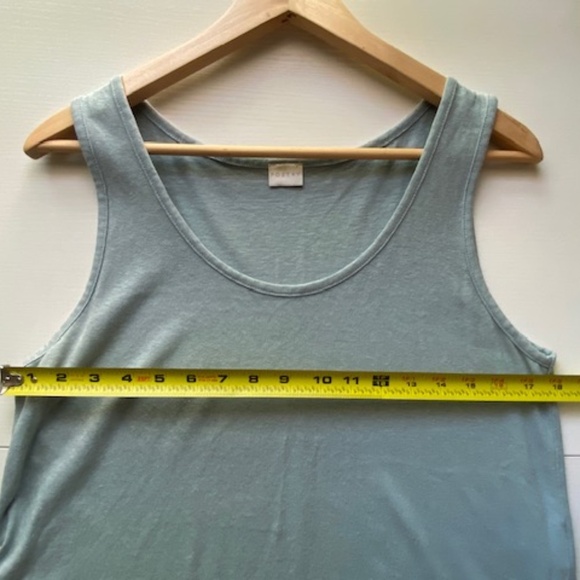 Poetry Tank Hemp and Cotton Light Green Size 6 - Picture 8 of 10